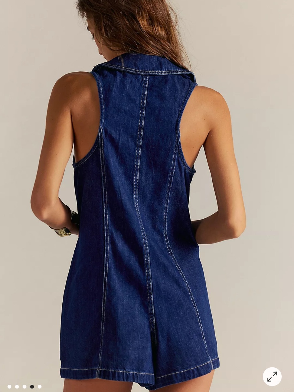 Free people denim play suit - Picture 2 of 3
